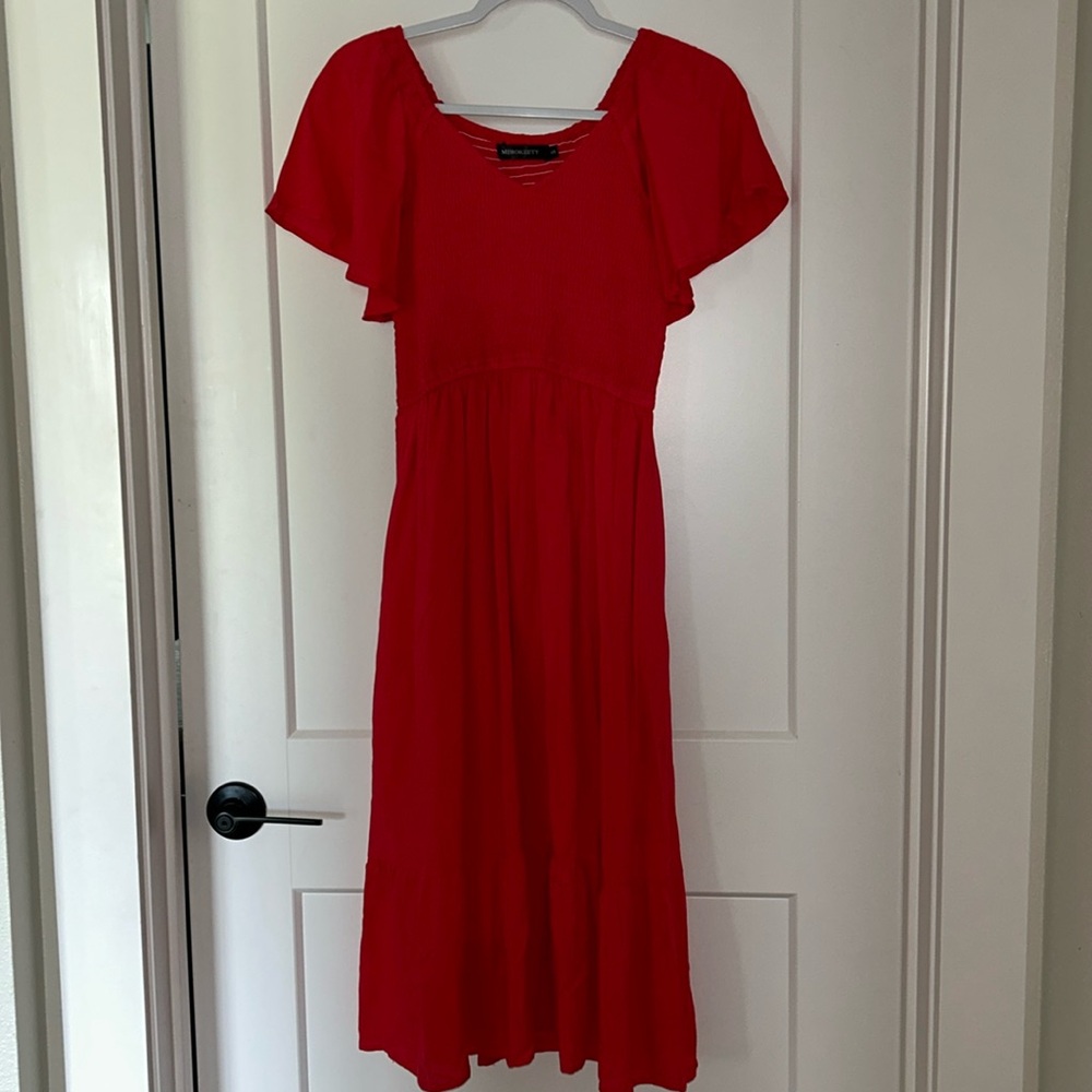 Smocked Top Dress with Pockets!